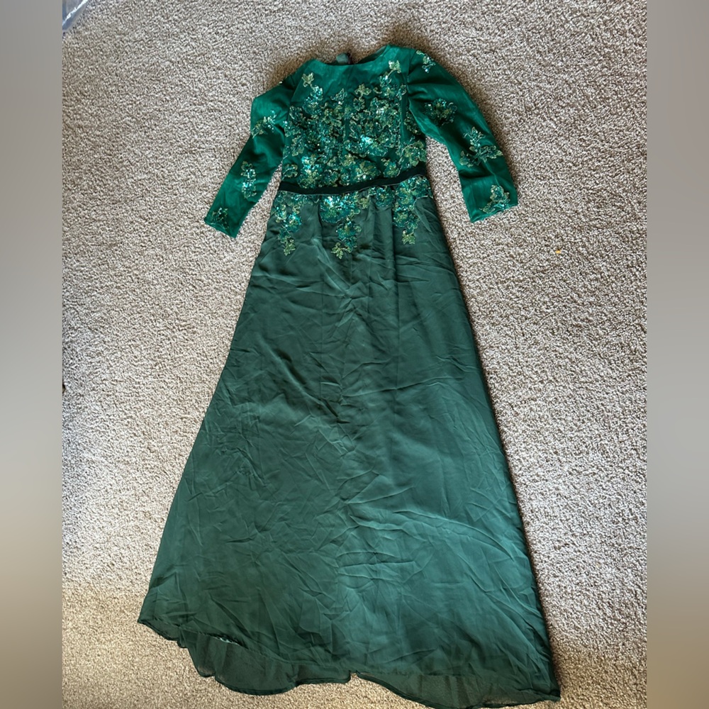 Modest sequin dress